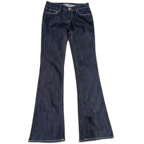 Raven Denim Sadie Bootcut Jeans Women’s 26 Dark Wash Low Rise Y2K Western USA - Picture 3 of 8